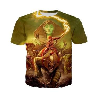 Imagem de Camiseta Unissex Oversized Com Estampa 3D He-Man Masters of the Univer