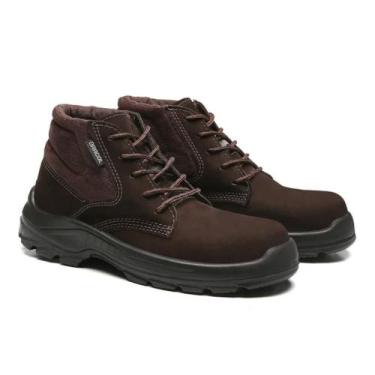 Imagem de Botina Esporte Marrom Camurça 40 - BRACOL