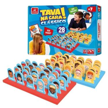 Imagem de Jogo Tava Na Cara Adivinhe Quem Sou Eu Infantil Mesa Tabuleiro Educati
