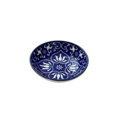 Imagem de x3anggyt5 Prato de molho de soja, molho de cerâmica, vinagre, pratos, temperos, lanche, frutas, sobremesas, pratos, utensílios de mesa, tigelas de imersão (azul)