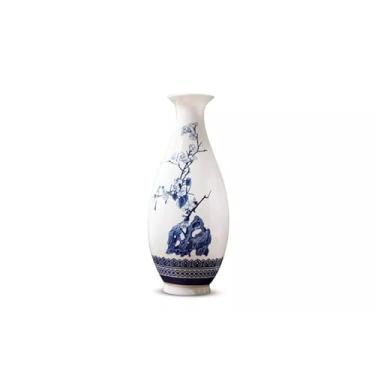 Imagem de Ornamentos modernos de vaso de cerâmica estilo chinês para estudo, hall de entrada, armário de TV, mesa de centro, decoração de casa, centros de mesa de porcelana
