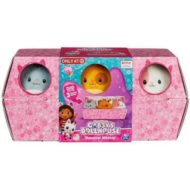 Imagem de Gabbys Dollhouse 3 Pelucias De Hamster Kitties Sunny