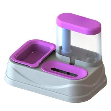 Imagem de Bebedouro Automático e Comedouro para Cães e Gatos | Anti Formiga e Não Molha os Pelos | 1L(ROSA - SOLUTION)