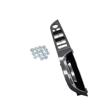 Imagem de Compatível com BMW Série 3 E90 E91 316 318 320 325 328i RHD Motorista da mão direita Porta interna do carro Apoio de braço Interruptor da janela Painel de substituição(Carbon 35.5 High-end)