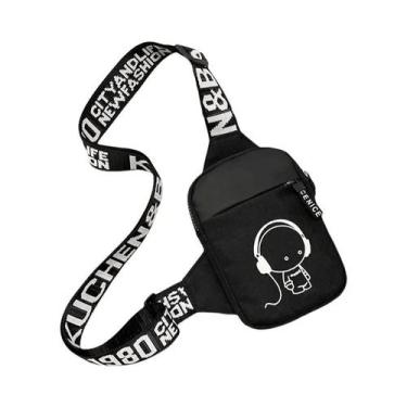 Imagem de Bolsa De Ombro Pequena Impermeável Para Homens, Mochila Transversal Es