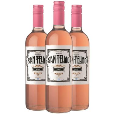 Imagem de Vinho Rosé San Telmo Blend 750Ml (3 Unidades)