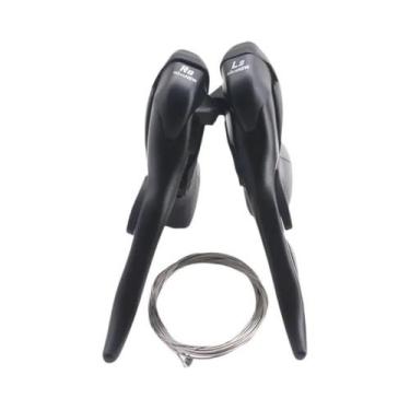 Imagem de Alavancas De Câmbio Shimano Para Bicicletas De Estrada 2x7 2x8 2x9 2x1