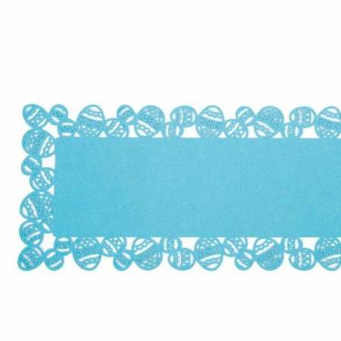 Imagem de Caminho De Mesa Borda Ovo Azul C/1 Unidade