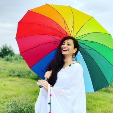 Imagem de Guarda Chuva Arco Íris Automático Sombrinha Grande - NoBrand