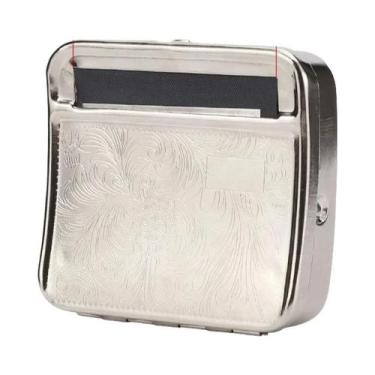 Imagem de Máquina Manual De Enrolar Cigarros De Metal 70/78/110mm Acessórios Par