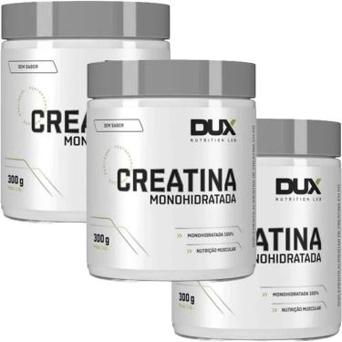 Imagem de Kit 3X Creatina Monohidratada - 300g Sem Sabor - Dux Nutrition-Masculino