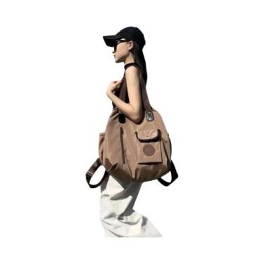 Imagem de Mochila De Nylon Estilo Coreano De Grande Capacidade, Bolsa De Ombro R