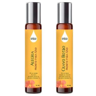 Imagem de Óleos Essenciais Prontos Alegria E Cravo Roll On 10Ml - Essência Do Br
