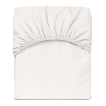 Imagem de Lençol Avulso King Slim Elástico Micropercal 200 Fios Branco - Dona Ze