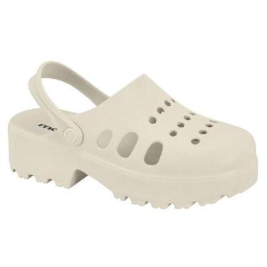 Imagem de Tamanco moleca tratorado ref 5563.100.30598 feminino, 35, Branco off