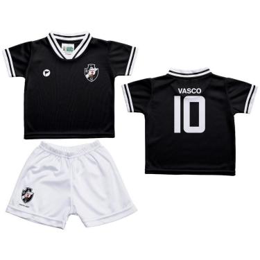 Imagem de Conjunto Bebê Vasco Uniforme Preto - Torcida Baby