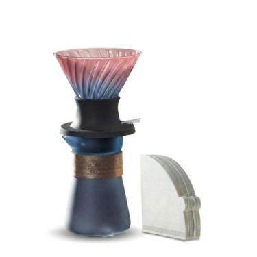 Imagem de Kit Coador de Imersão em Vidro Switch V60-02 Framboesa ILC - IloveCoff