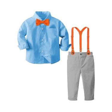 Imagem de Conjunto De Roupa De Aniversário De Halloween Para Meninos Pequenos, T