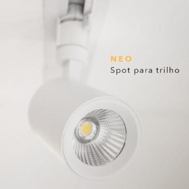 Imagem de Luminária Spot para Trilho Neo Branco (d)6.9cm (l)10cm (a)14.2cm 1x10w