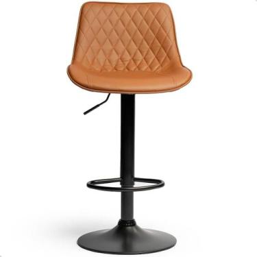 Imagem de Banqueta Alta Giratória Cozinha Bar Balcão Bancada Encosto prime.offic