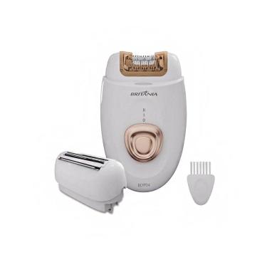 Imagem de Depilador Britânia BDP04 Sem Fio com 4 Acessórios Branco Bivolt