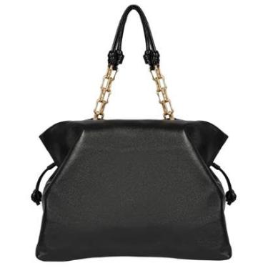 Imagem de Bolsa Feminina Grande Schutz Shopping Bucket Khai Couro Alça em Corrente 500114706-Feminino