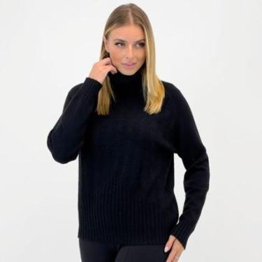 Imagem de Blusa Facinelli Tricot Texturizada Gola Alta Feminina-Feminino