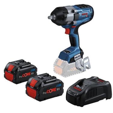 Imagem de Chave de Impacto Bosch 18v, ½, 1000Nm BITURBO com 2 Bat ProCORE 8.0Ah 