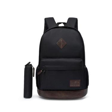 Imagem de Mochila Escolar Unissex Espaçosa Casual Trabalho Faculdade-Unissex