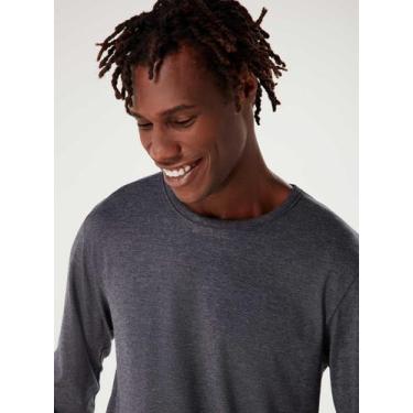 Imagem de Camiseta Manga Longa Hering N204 Masculina Algodão T. P/XXG, M, Md3, M