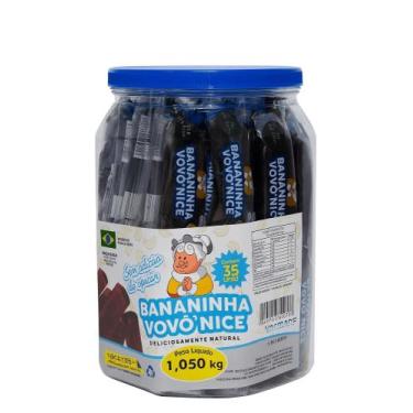 Imagem de Bananinha Sem Açúcar POTE com 35 unidades -1,050 Kg - Vovó Nice