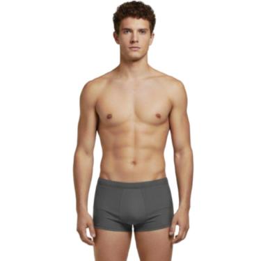 Imagem de Sunga Box Básica Lisa Bella Fiore Confortavel Para Piscina Moda Praia Masculina-Masculino