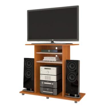 Imagem de Rack para TV até 32 Polegadas 2 Prateleiras Cipó 90cm Cinamomo/Off White - JCM Movelaria