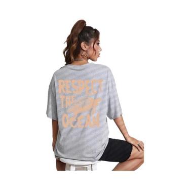 Imagem de Camiseta Feminina Verde Com Estampa De Tartaruga, Casual, Respirável, 