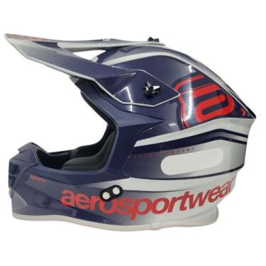 Imagem de Capacete ASW R3 Essence Fabricado em Resina Termoplástica, Azulcinzave