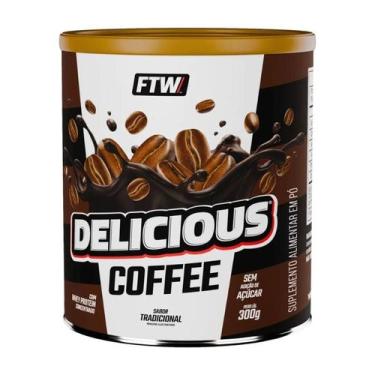 Imagem de Delicious Coffee com Whey Protein tradicional 300g Café Proteico Energ