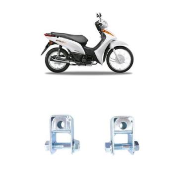 Imagem de Alongador Amortecedor Traseiro Zincado Honda Biz 100 (par)  1317 - Val