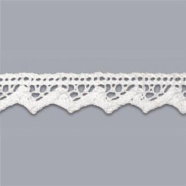Imagem de Renda de algodão ref-ra002 cor 001 branco 1,4cm 10 metros artepunto - 