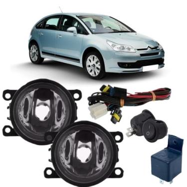 Imagem de Kit farol auxiliar milha citroen c4 pallas 2007 ate 2013 - BIBAS/BBS