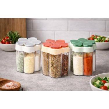 Imagem de Porta Condimento Pote Vasilha Recipiente Conserva Guarda Alimento Comi