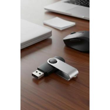 Imagem de 2x Pen Drive 4GB Preto Twist Seguro e Rápido - Congratulations Store