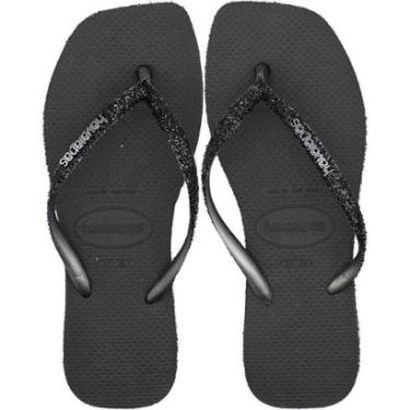 Imagem de Chinelo Havaianas Slim Square Sparkle Glitter Feminino-Feminino