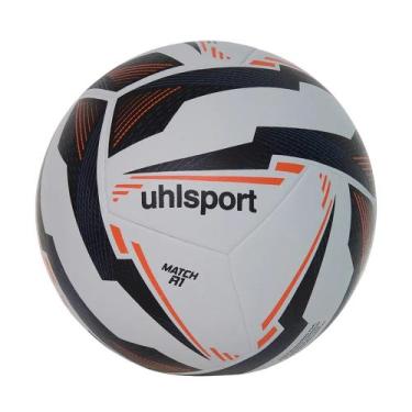 Imagem de Bola de Futebol Campo uhlsport Match R1 Preto e Vermelho, UN