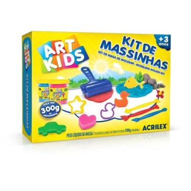 Imagem de Massa para Modelar Criativa ART KIDS 3 300G.C/MOLDES