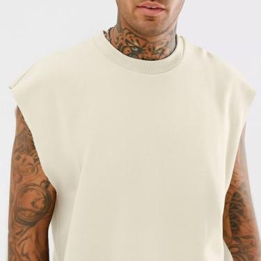 Imagem de Camiseta Oversized Regata Machao - Envio Imediato - NoBrand, Bege, GG