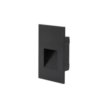 Imagem de Balizador Nordecor De Embutir Maja Vee 2w Led Bivolt Preto - 3000k - L