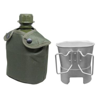 Imagem de Cantil NTK com Caneca e Espiriteira de Alumínio Apache 1L - Nautika, 1