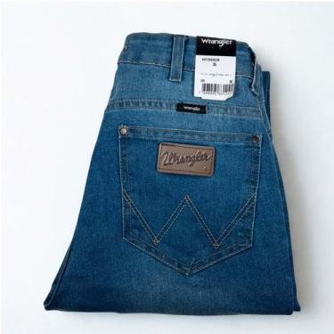 Imagem de Calca Jeans Feminina Flare Lycra Wrangler Original Premium, Azul, Aco,