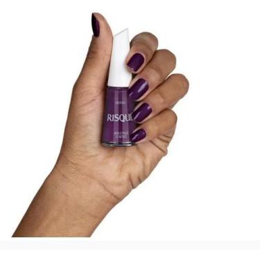 Imagem de Esmalte Cremoso Risqué 8ml, VIOLETRAZ O NOVO