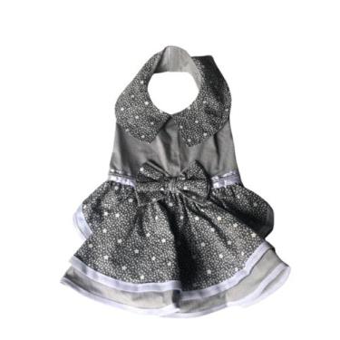 Imagem de Vestido de verão para cães - Totó & Cia, Cinza, 4